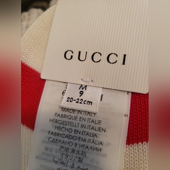 Gucci Red and White Knitted Ankle Socks With Cherries 🍒 - Picture 5 of 6